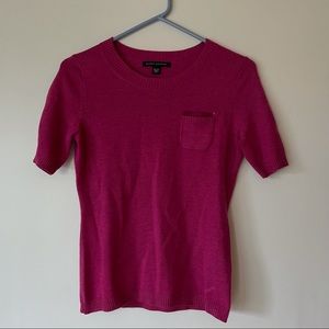Banana Republic pink short sleeve knit sz XS